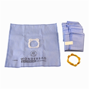 Mikrofibre støvsugerposer med universal kobling for montage i støvsuger.